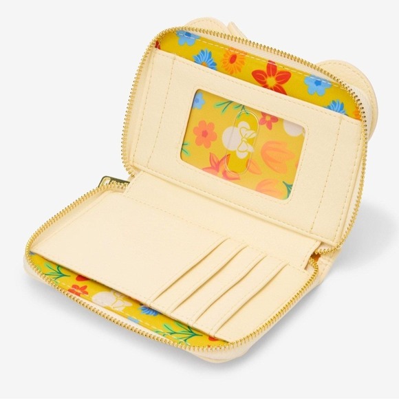 Disney Loungefly Minnie Mouse Bow Floral Embroidered Mini Backpack & Wallet Set! main image 7